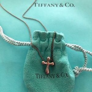 Authentic Tiffany & Co Peretti Cross Necklace